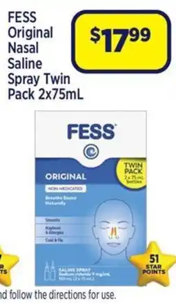 Star Discount Chemist Nasal Saline Spray Twin offer