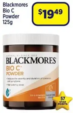 Star Discount Chemist Blackmores Bio C Powder offer