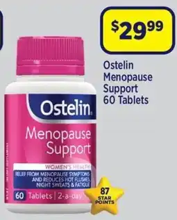 Star Discount Chemist Ostelin Menopause Support 60 Tablets offer