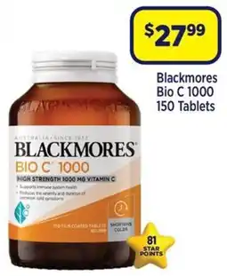 Star Discount Chemist Blackmores Bio C 1000 150 tablets offer