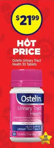 Star Discount Chemist Ostelin Urinary Tract Health 30 Tablets offer