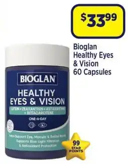 Star Discount Chemist Bioglan Healthy Eyes & Vision 60 Capsules offer
