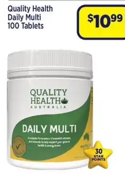 Star Discount Chemist Quality Health Daily Multi 100 Tablets offer