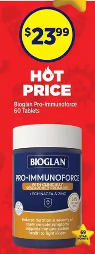 Star Discount Chemist Bioglan Pro-Immunoforce 60 Tablets offer