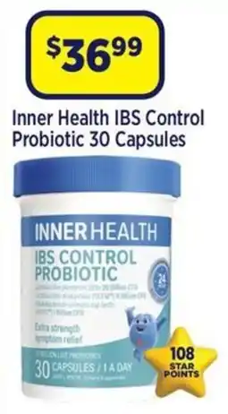 Star Discount Chemist Inner Health IBS Control Probiotic 30 Capsules offer