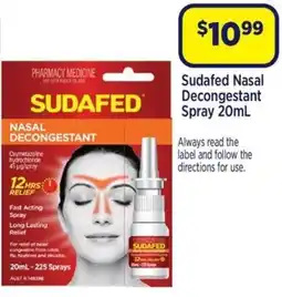 Star Discount Chemist Sudafed Nasal Decongestant Spray offer