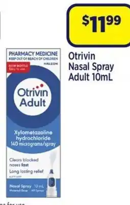 Star Discount Chemist Otrivin Adult offer