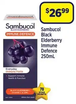 Star Discount Chemist Sambucol Black Elderberry Immune Defence offer
