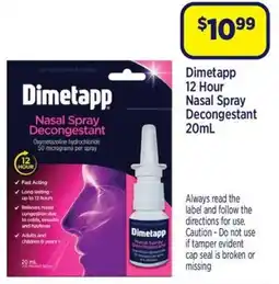Star Discount Chemist Dimetapp 12 Hour Nasal Spray Decongestant offer