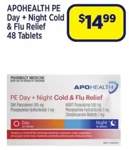 Star Discount Chemist APOHEALTH PE Day+Night Cold & Flu Relief 48 Tablets offer