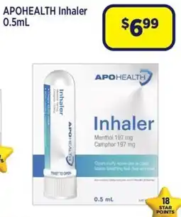 Star Discount Chemist APOHEALTH Inhaler offer