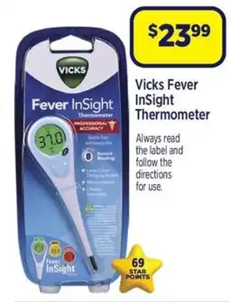 Star Discount Chemist Vicks Fever InSight InSight offer
