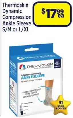 Star Discount Chemist Thermoskin Dynamic Compression Ankle Sleeve offer