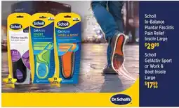 Star Discount Chemist Scholl In-Balance Plantar Fasciitis Pain Relief Insole Large offer