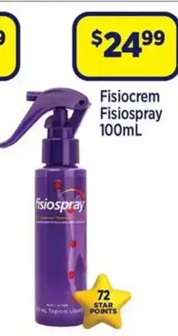 Star Discount Chemist Fisiocrem Fisiospray offer