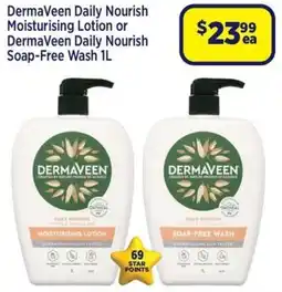 Star Discount Chemist DermaVeen Daily Nourish Moisturising Lotion or DermaVeen Daily Nourish Soap-Free Wash offer