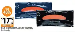 Supabarn Ocean king smoked salmon and trout offer