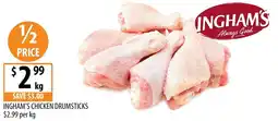 Supabarn Inghams chicken drumsticks offer