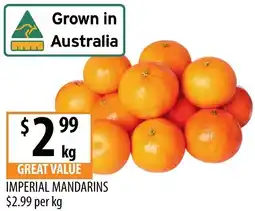 Supabarn Imperial mandarins offer