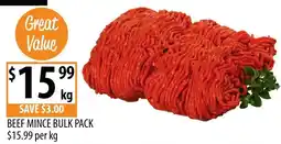 Supabarn Beef mince bulk pack offer