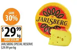 Supabarn Jarlsberg special reserve offer