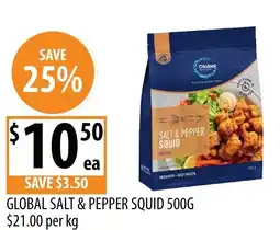 Supabarn Global salt & pepper squid offer