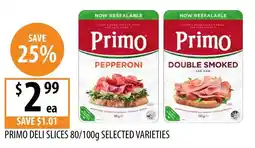 Supabarn Primo deli slices offer