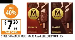 Supabarn Streets magnum multi packs offer