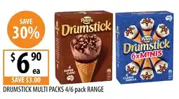 Supabarn Drumstick multi packs range offer