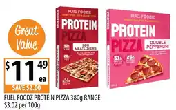 Supabarn Fuel foodz protein pizza range offer