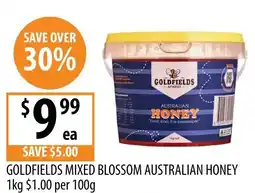 Supabarn Goldfields mixed blossom australian honey offer