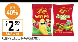 Supabarn Allens lollies range offer