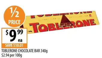 Toblerone chocolate bar