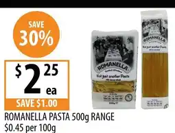 Supabarn Romanella pasta range offer