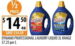 Supabarn Dynamo professional laundry liquid range offer