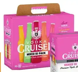 Supabarn Vodka cruiser sugar free mixed bottles offer