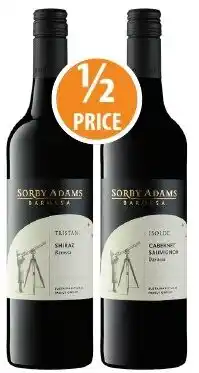 Supabarn Sorby adams classic wine range offer