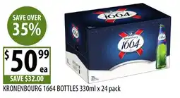 Supabarn Kronenbourg 1664 bottles offer