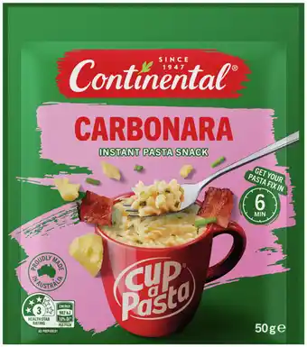 IGA Continental Cup A Pasta 50‑59g Selected Varieties offer