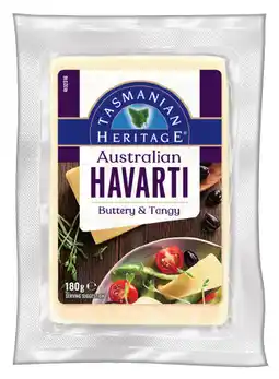 IGA Tasmanian Heritage Cheese Selected Varieties offer