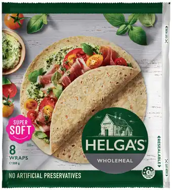 IGA Helga’s Wraps 5‑8 Pack Selected Varieties offer