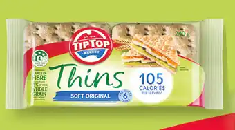 IGA Tip Top Thins Sandwich or Burger 204-240g Selected Varieties offer