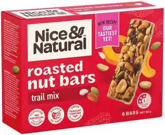 IGA Nice & Natural Nut Bars Selected Varieties offer