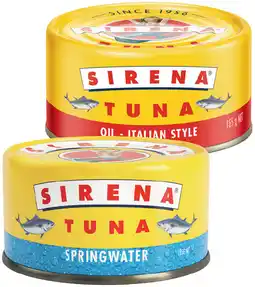 IGA Sirena Tuna Selected Varieties offer
