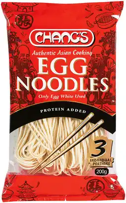 IGA Chang’s Egg Noodles offer