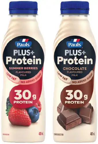 IGA Pauls Plus Protein Flavoured Milk Selected Varieties offer