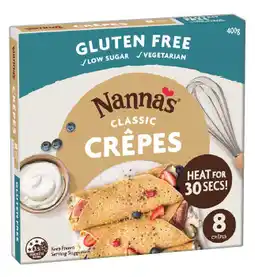 IGA Nanna’s Gluten Free Classic Crepes offer