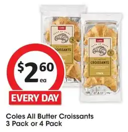 Coles Coles All Butter Croissants offer