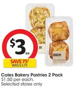 Coles Coles Bakery Pastries offer