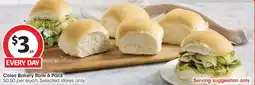 Coles Coles Bakery Rolls offer